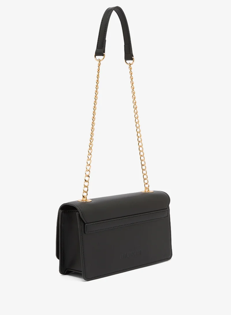 لوف موسكينو حقيبة فيكتوري هارت كروس بودي جلد العجل وبولي يوريثان